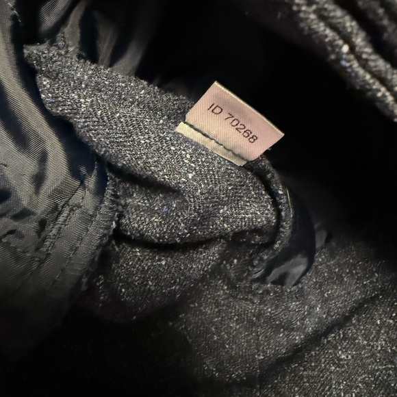 Ann Taylor Women's Dress/Career Pants Size 8 curvy Blue Speck Slash Pockets - Picture 6 of 8